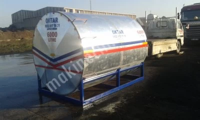 Su Deposu Galvanizli 6000 Litrelik