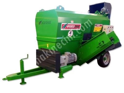 Yem Karma Makinası - 4 M3 - Teker Oklu -380V