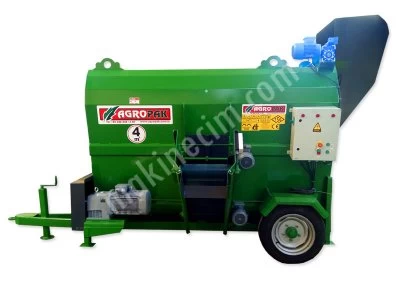 Yem Karma Makinası - 4 M3 - Teker Oklu -380V