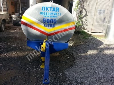 Su Tankeri Galvanizli Paslanmaz 5 Tonluk