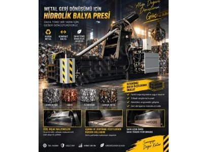 2 Sıkıştırmalı Metal Balya Presi