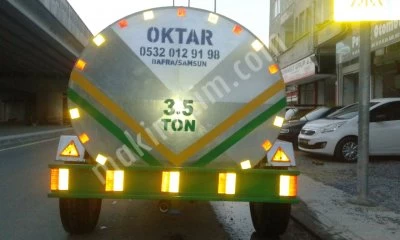 John Deere Su Tankeri Galvanizli Paslanmaz 3.5 Tonluk