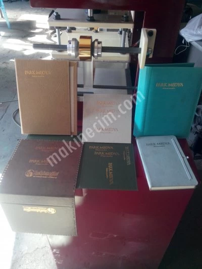 Hot Cliche Foil Gilding Printing Machine Leather Mostra Printing to Agendas