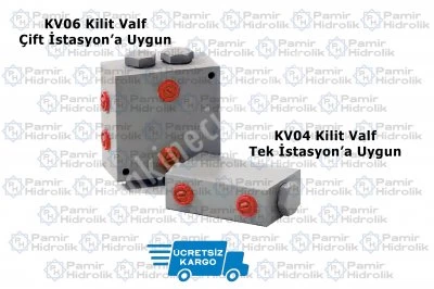 Hidrolik Dümen Valfi Kv04 Tek İstaston Ücretsiz Kargo