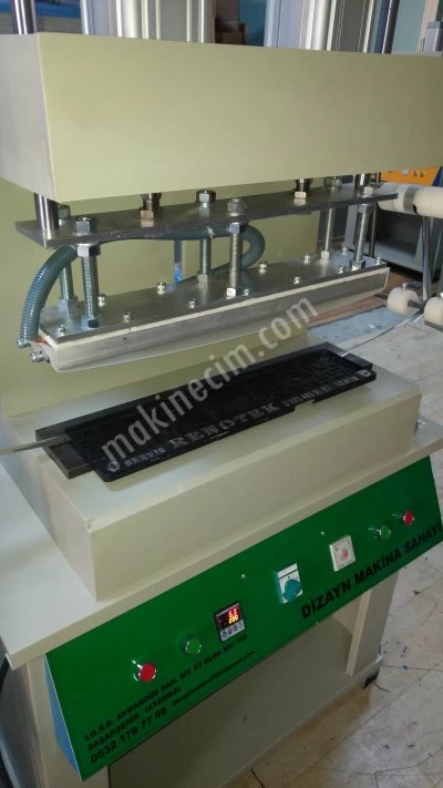 Araba Plakasına Atlın Yaldız Baskı Makinası