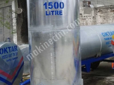 Su Deposu Dikey Paslanmaz 1500 Litre