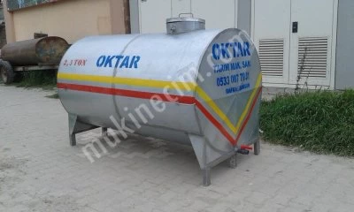 Damla Sulama Deposu Paslanmaz 2000 Litre