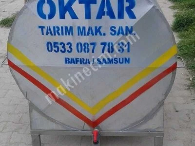 Damla Sulama Deposu Paslanmaz 2000 Litre