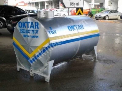 Damla Sulama Deposu Paslanmaz 2000 Litre