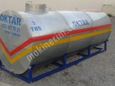 Su Deposu Galvanizli 3000 Litrelik