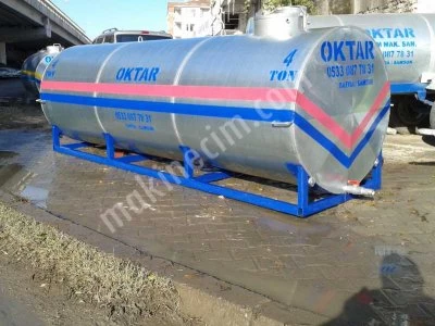 Su Deposu Galvanizli 4000 Litrelik