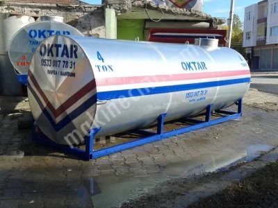 Su Deposu Galvanizli 4000 Litrelik