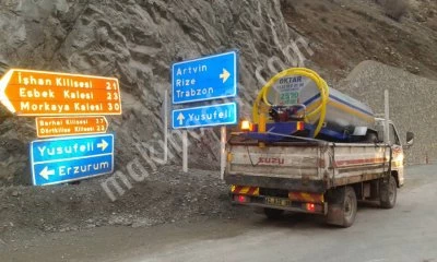 Santrifüjlü Su Tankeri Galvanizli 3 Tonluk Makaslı