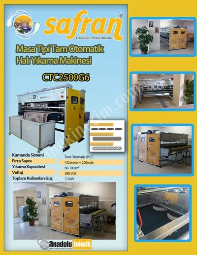 Tam Otomatik Halı Yıkama Makinası