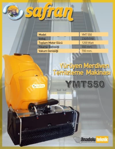 Yürüyen Merdiven Temizleme Makinası