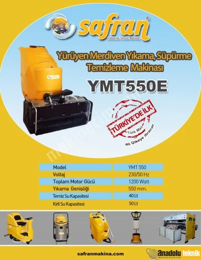 Yürüyen Merdiven Temizleme Makinası
