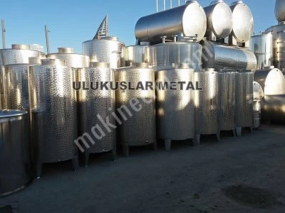 Paslanmaz Çift Cıdarlı Tank- Süt-Melas Mazot-Kimya - Zeytinyagı Tankı -Gıdaya Uygun