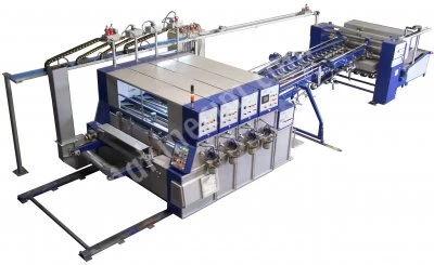 2000 Mm 4 Renk Tam Oto.plc Ekranlı İnline Slotter Baskı Makinası