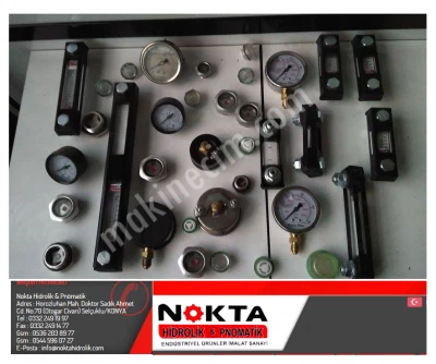 Graduated Temperature Indicator, Vacuummeter, Manometer, Thermometer, Sgd76 Hydraulic, Sgd127 Hydraulic, Sensor