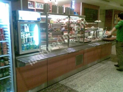 Self Service Lines / Patisserie Restaurant Cafeteria Service Counters