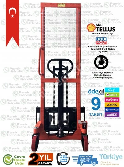Phm-1016 Manuel İstif Makinası 1 Ton 1.6 Metre Ücretsiz Nakliye