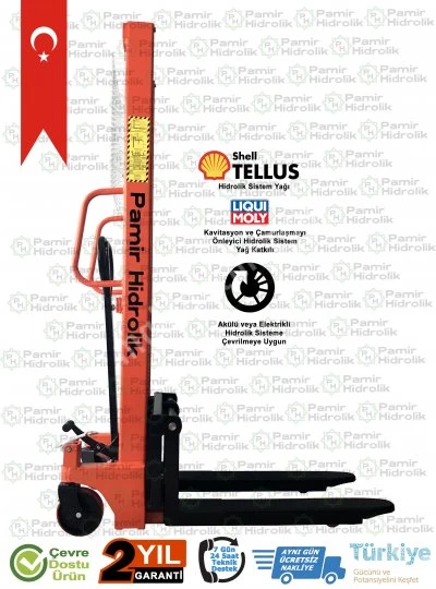 Phm-1516 Manuel İstif Makinası 1.5 Ton 1.6 Mt.ücretsiz Nakliye