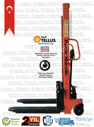 Phm-1516 Manuel İstif Makinası 1.5 Ton 1.6 Mt.Ücretsiz Nakliye