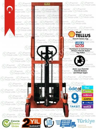 Phm-1516 Manuel İstif Makinası 1.5 Ton 1.6 Mt.Ücretsiz Nakliye