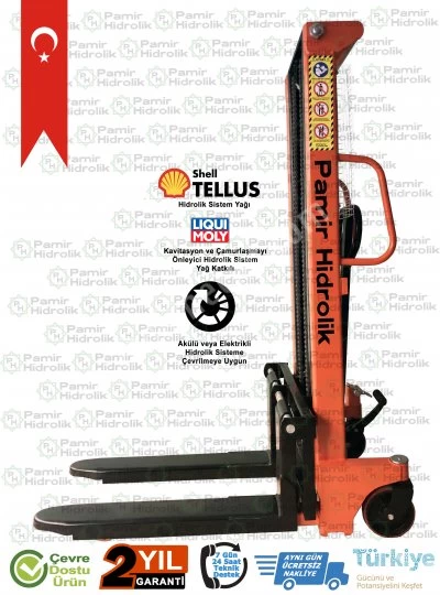 Phm-1025 Manuel İstif Makinası 1 Ton 2.5 Metre Ücretsiz Nakliye