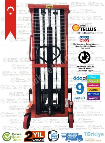 Phm-1025 Manuel İstif Makinası 1 Ton 2.5 Metre Ücretsiz Nakliye