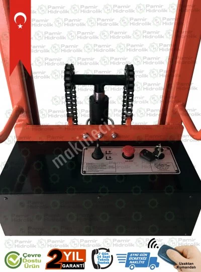Phe-1016 Elektrikli İstif Makinası 1 Ton 1.6 Mt Ücretsiz Nakliye