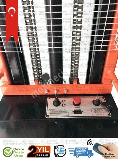 Pha-1025 Akülü İstif Makinası 1 Ton 2.5 Metre Ücretsiz Nakliye