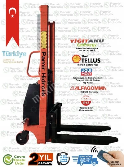 Pha-1516 Akülü İstif Makinası 1.5 Ton 1.6 Mt Ücretsiz Nakliye