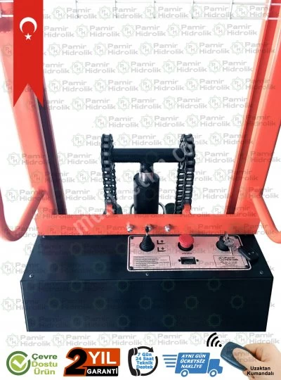 Pha-1016 Akülü İstif Makinası 1 Ton 1.6 Mt Ücretsiz Nakliye
