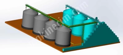 Compact And Building Type Factory-Компактный и Тип здания мельницы