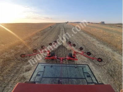 Piston Grass Rake With Trolley (With Pın) 10 Pcs