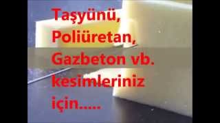 Stone Wool - Pu Polyurethane - Sponge Cutting Machine.