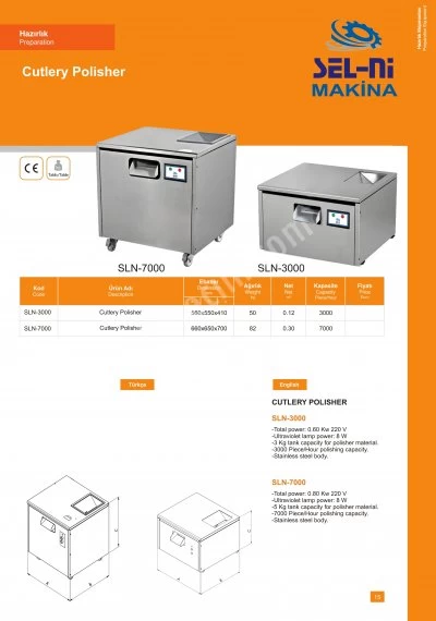 Cutlery Polisher Machine