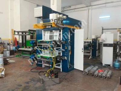 2 Color Flexo Printing Machine With Turn Bar