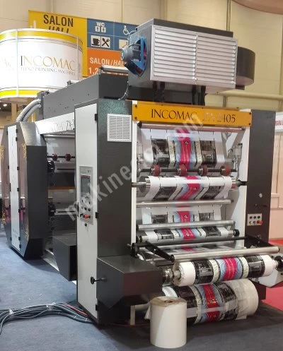 6 Colors Flexo Printing Machine Servo Dr Blade Ceramic Anilox