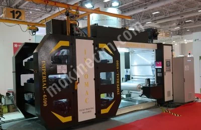 6 Colors Flexo Printing Machine Servo Dr Blade Ceramic Anilox