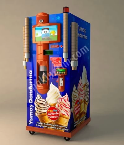 Vending Soft Ice Cream And Frozen Yogurt Machine