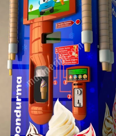 Vending Soft Ice Cream And Frozen Yogurt Machine