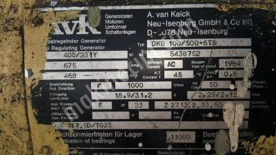 Marin Jeneratör Cat 3508 - 4 Adet