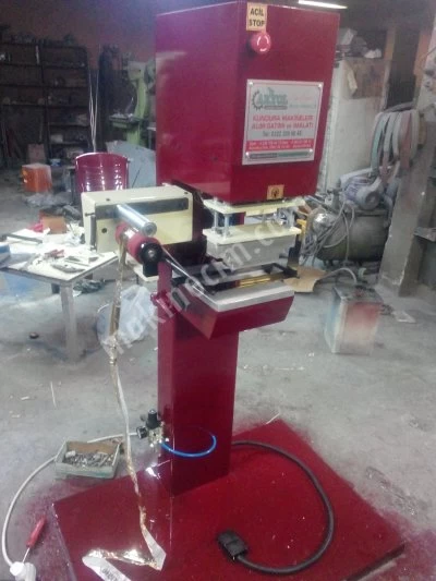 Plastik Kasa Sıcak Baskı Makinası Yaldız Varak Baskı