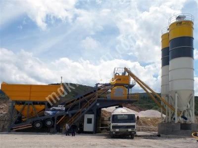 Mobil Beton Santrali 100 M3 Saat