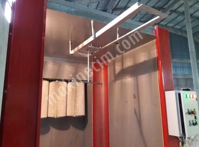 Eletrostatic Powder Paint System Gun and Plant Box Type Oven