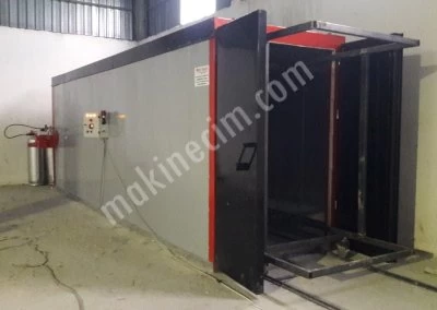Eletrostatic Powder Paint System Gun and Plant Box Type Oven