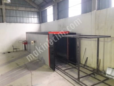 Eletrostatic Powder Paint System Gun and Plant Box Type Oven