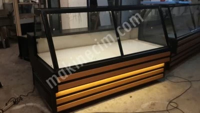 Wooden Dressed Butcher Cabinet / Meat Display Cabinet
